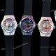 Bust Down Hublot Classic Fusion Takashi Murakami Rainbow Rose Gold Watch AAA Copy (4)_th.jpg